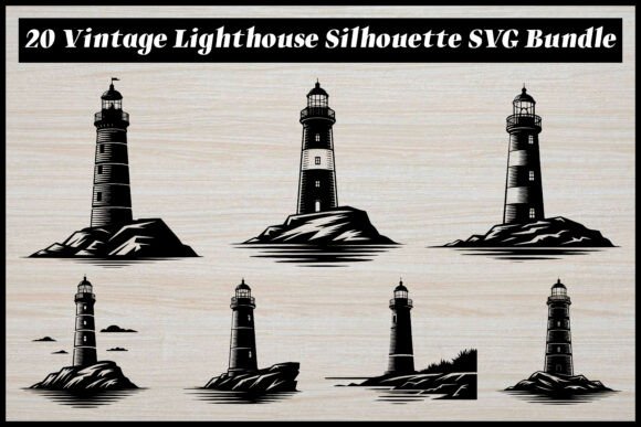 Download 20 Vintage Lighthouse SVG Bundle - Premium Resources