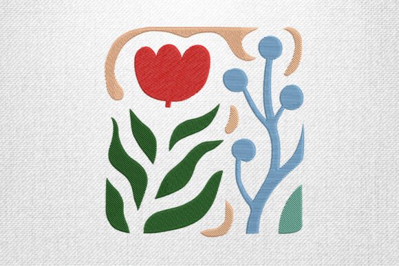 Download Botanical Garden Embroidery Design - Embroidery design Collection
