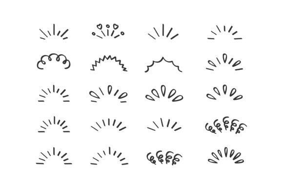 Download Hand-drawn Decorative Lines and Shapes - Lines Collection