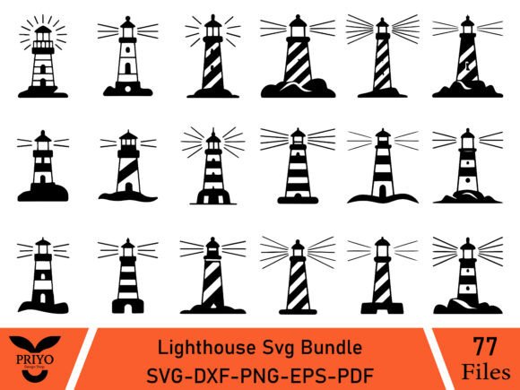 Download Lighthouse Svg Bundle, Building Use - Premium Bundle