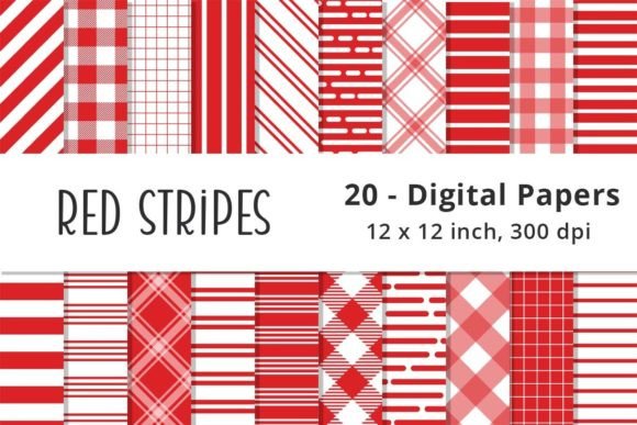 Download Red Stripes Background Digital Papers - Trip Collection
