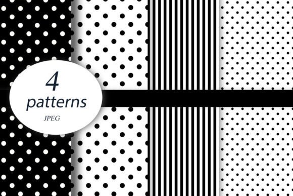 Download Black / White Polka Dot,stripes Patterns - Trip Collection