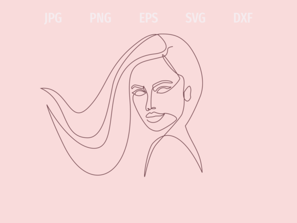 Download One Line Face Print - One line Collection