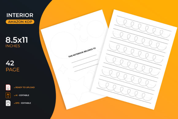 Download Tracing Lines and Shapes for Kids - KDP - Lines Collection